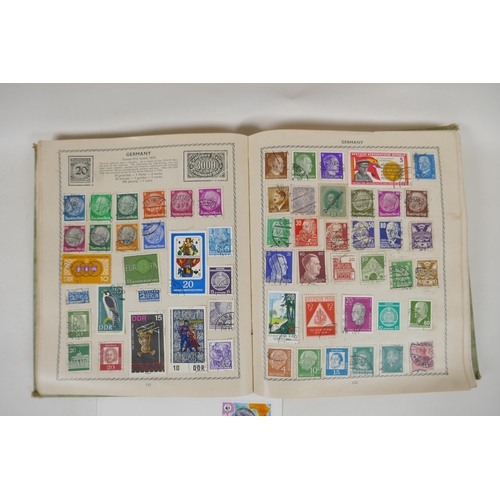 102 - A quantity of world stamps, First Day covers and complete and unused stamp books