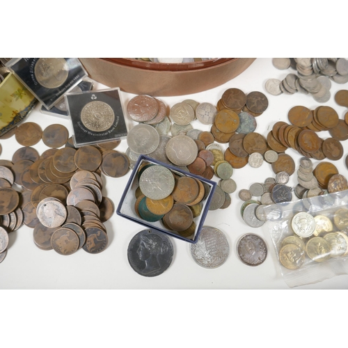 233 - A large collection of assorted world coinage and banknotes, C18th, C19th and C20th