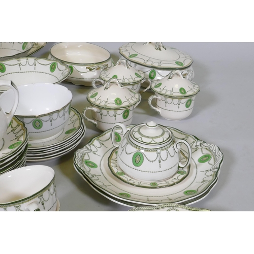 46 - A Royal Doulton Countess part dinner service to include tureens