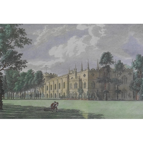 819 - After Paul Sandby, Strawberry Hill, near Twickenham, the seat of the Honourable Mr. Walpole, engrave... 