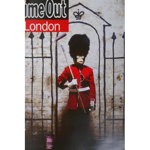 841 - After Banksy, Time Out London, 2010, poster print, 42 x 59cm