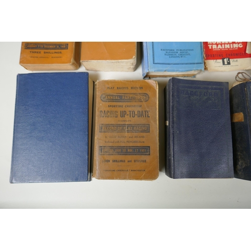 145 - A quantity of early to mid C20th horse racing form books