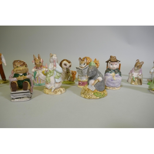 17 - A collection of Royal Albert Beatrix Potter figurines, 33 total