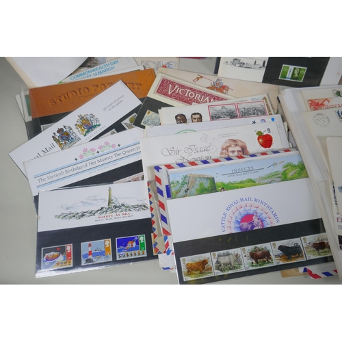 236 - A quantity of world stamps, first day covers and albums