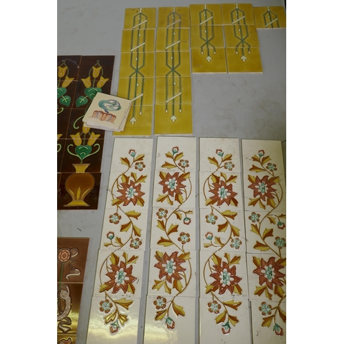 51 - A quantity of ceramic wall tiles