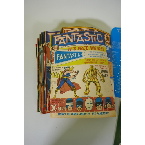 59 - Comics: Fantastic, No 1, Feb 1967 - No 27, and No 88; TV Tornado No 1, Jan 1967 - No 32, a 1970 Esso... 