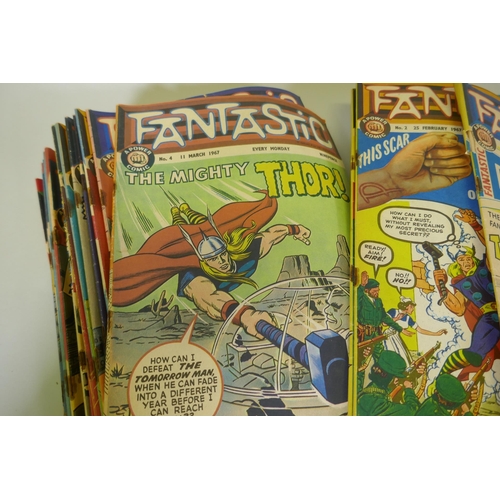 59 - Comics: Fantastic, No 1, Feb 1967 - No 27, and No 88; TV Tornado No 1, Jan 1967 - No 32, a 1970 Esso... 