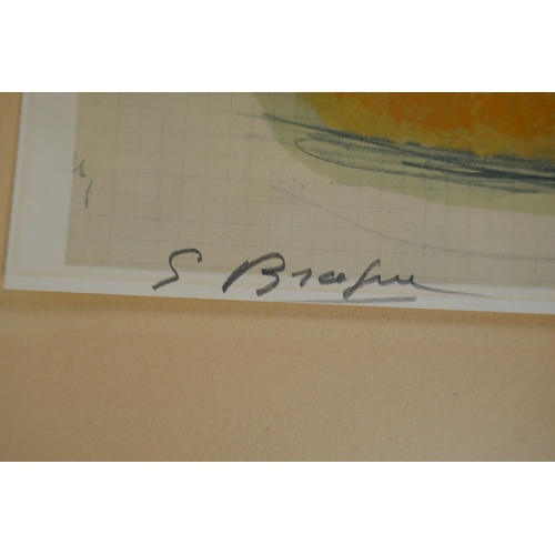 802 - Georges Braque (French, 1882-1963), Don Quixote, limited edition lithograph, 27/75, pencil signed, 2... 