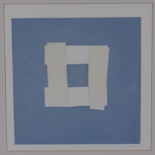 922 - Sandra Blow, Zen, 124/200, limited edition screenprint, signed, 34 x 34cm