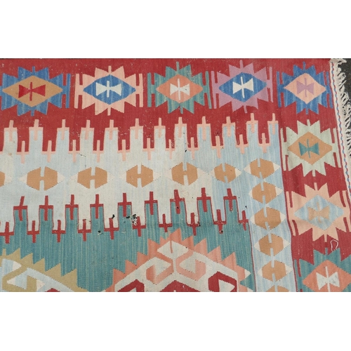 1036 - A Kilim, AF, moth damage, 320 x 240cm