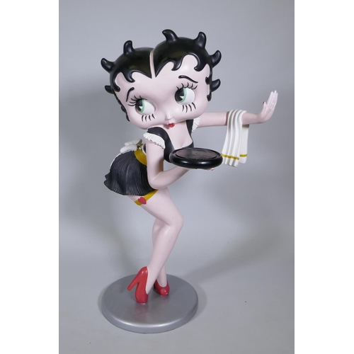 115 - A composition Betty Boop figural dumb waitress figure