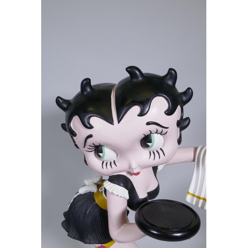 115 - A composition Betty Boop figural dumb waitress figure