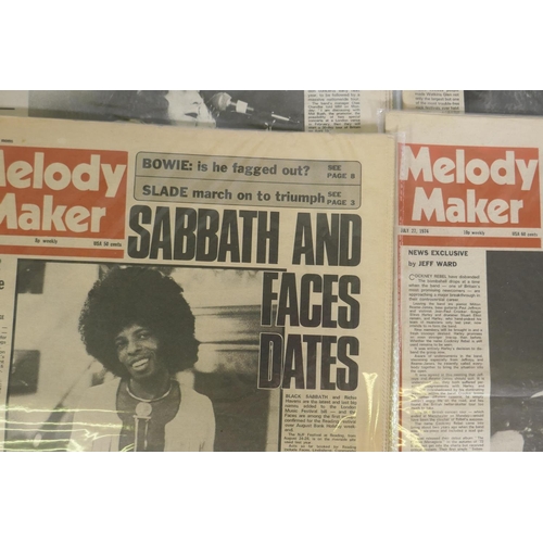 14 - Melody Maker magazines, 1973/4