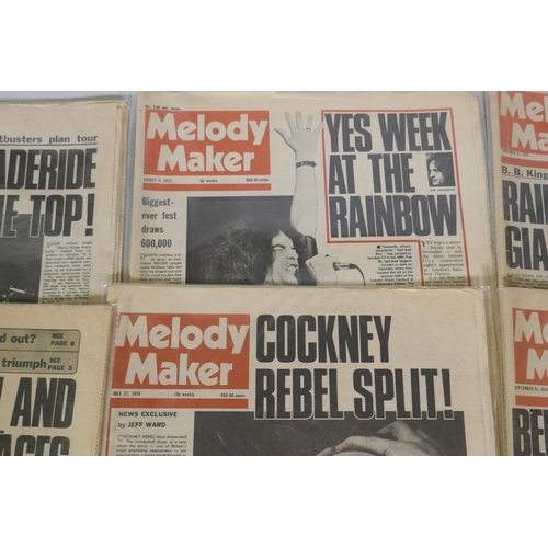 14 - Melody Maker magazines, 1973/4