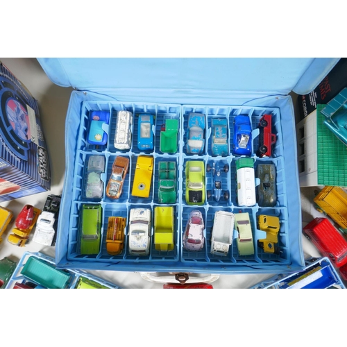 145 - A large quantity of MatchBox, Dinky, Lesny, Corgi etc diecast toy cars, including the Corgi Past Tim... 