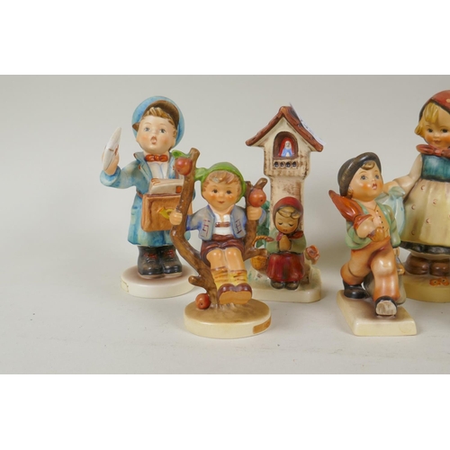 149 - Eleven vintage Goebel porcelain figures