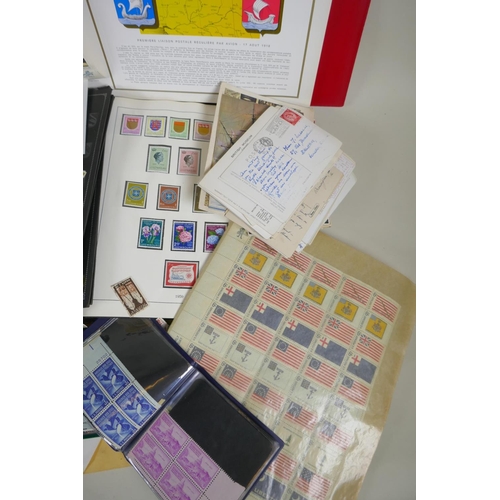 283 - A large quantity of C19th, C20th and world postage stamps in albums, loose and attached to postcards... 