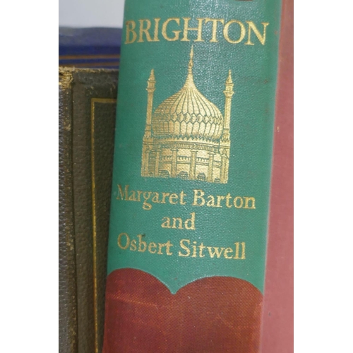 42 - A collection of books about Brighton, History of Brighton & Environs, Alderman Martin, 1871; A P... 