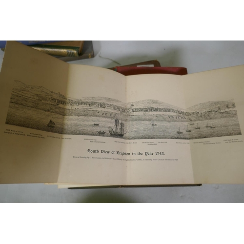 42 - A collection of books about Brighton, History of Brighton & Environs, Alderman Martin, 1871; A P... 