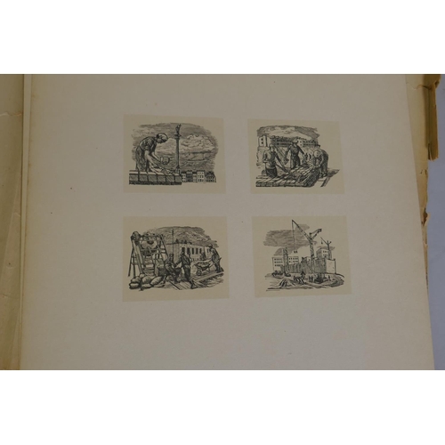 810 - A folio of Polish prints, Polska Grafika Wspolczesna, containing lithographic prints after the origi... 