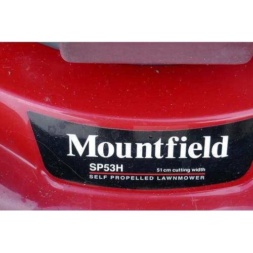 1061 - A Mountfield petrol lawnmower with a Honda GCVx170 167cc engine, Model SP53H