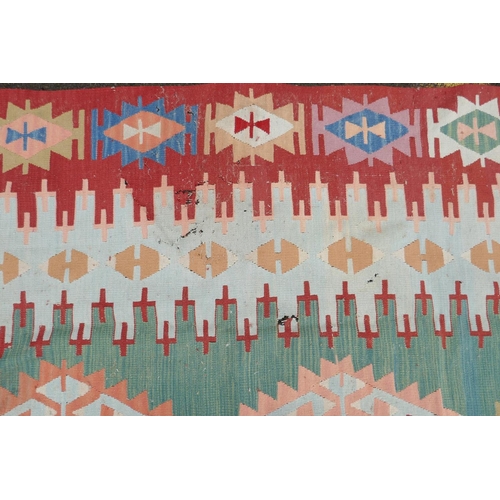 1223 - A Kilim, AF, moth damage, 320 x 240cm