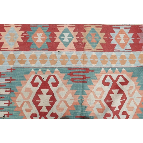 1223 - A Kilim, AF, moth damage, 320 x 240cm