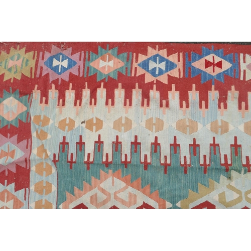 1223 - A Kilim, AF, moth damage, 320 x 240cm