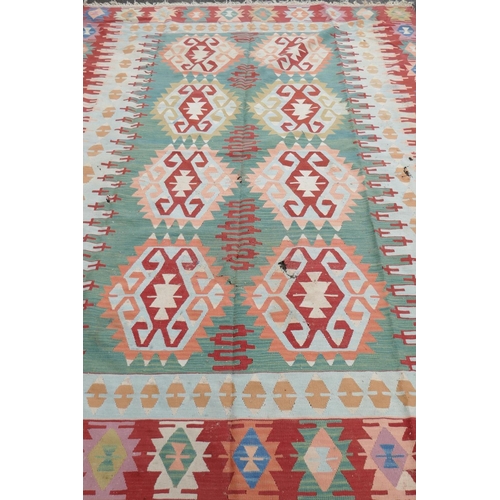 1223 - A Kilim, AF, moth damage, 320 x 240cm