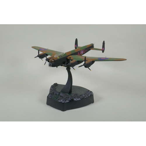 105 - A Corgi Aviation Archive Sights & Sounds diecast 1:72 scale Avro Lancaster Mk III (Special), AJ-... 