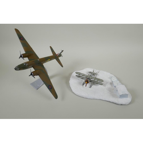 109 - Two Corgi Aviation Archive diecast 1:72 scale models, including World War II/Atlantic By Night Vicke... 