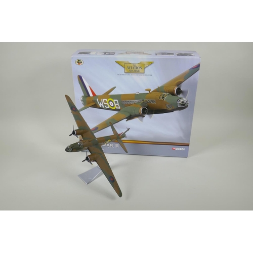 109 - Two Corgi Aviation Archive diecast 1:72 scale models, including World War II/Atlantic By Night Vicke... 