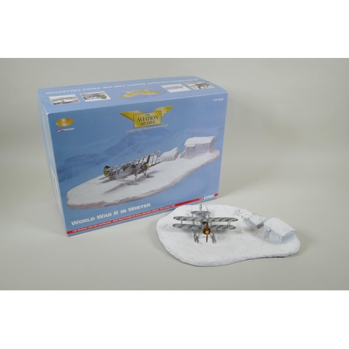 109 - Two Corgi Aviation Archive diecast 1:72 scale models, including World War II/Atlantic By Night Vicke... 