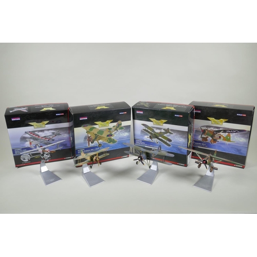 111 - Four Corgi limited edition Aviation Archive diecast 1:72 scale models, including a Hawker Hart, K298... 