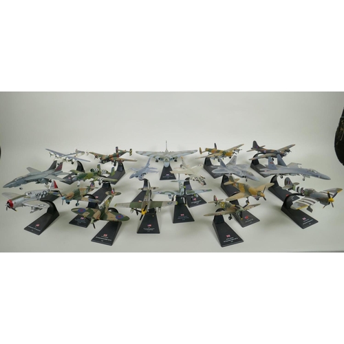 156 - Nineteen American 1:72, 1:100 and 1:144 scale aircraft models including an Avro Vulcan B Mk II, Boei... 