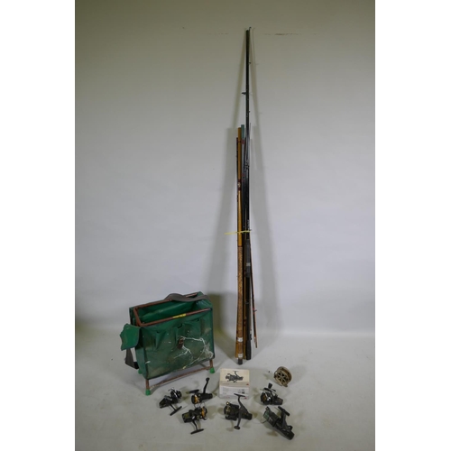 174 - A quantity of fly rods, reels and fishing equipment