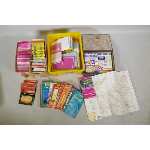 280 - A quantity of British and world Ordnance Survey Maps