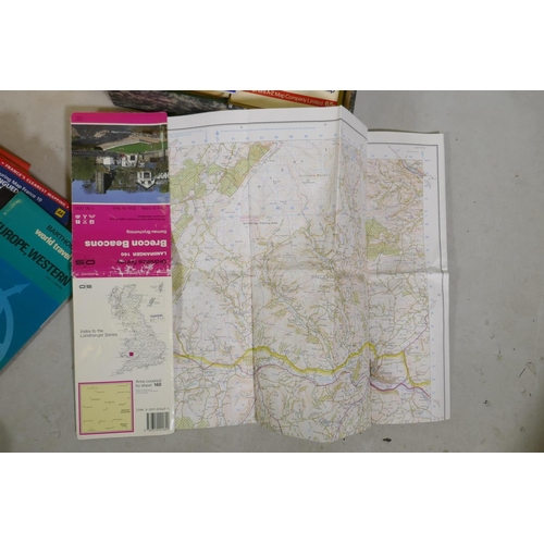 280 - A quantity of British and world Ordnance Survey Maps