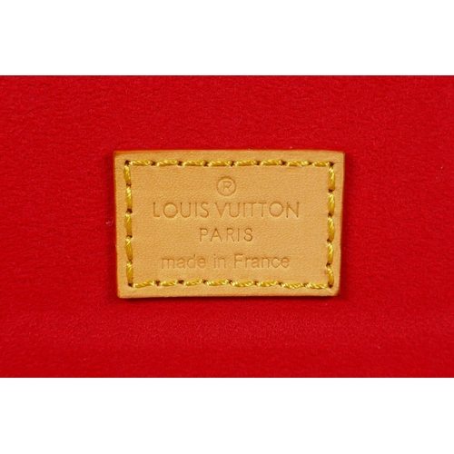 638 - Louis Vuitton jewellery box (coffret Joaillerie) with monogram design, brass mounts and branded carr... 