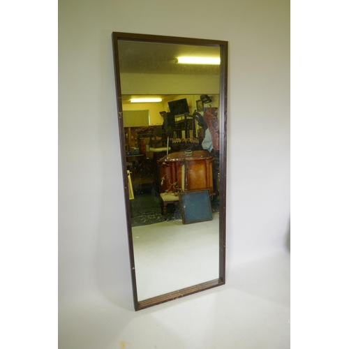 1106 - A full length wall mirror, 76 x 186cm