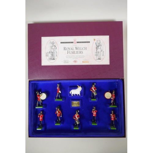 114 - Five Britains 'Limited Edition Collectors Models' set, to include The Royal Scots Dragoon Guards, se... 