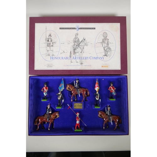 114 - Five Britains 'Limited Edition Collectors Models' set, to include The Royal Scots Dragoon Guards, se... 