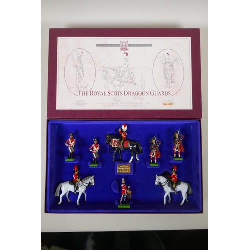 114 - Five Britains 'Limited Edition Collectors Models' set, to include The Royal Scots Dragoon Guards, se... 