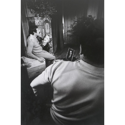 202 - Jeanloup Sieff, (French, 1933-2000), silver gelatin photographic print of three actors, annotated ve... 