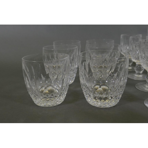 25 - A collection of Waterford 'Coleen' pattern drinking glasses