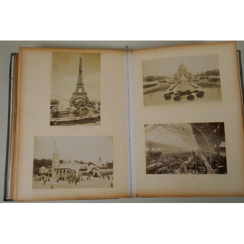 288 - An album of late C19th/early C20th photographs of European topographical scenes, many by Giorgio Som... 