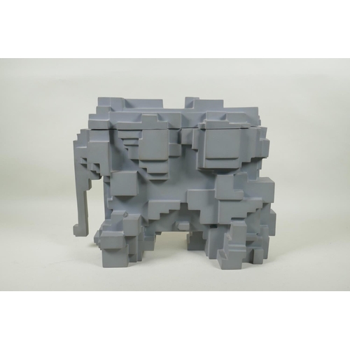 6 - Eduardo Paolozzi CBE RA, (Scottish, 1924-2005), Elephant, for Narin Floors Ltd, 1973, limited editio... 