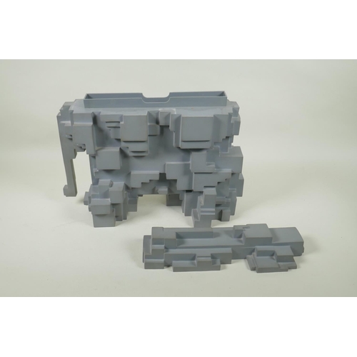 6 - Eduardo Paolozzi CBE RA, (Scottish, 1924-2005), Elephant, for Narin Floors Ltd, 1973, limited editio... 