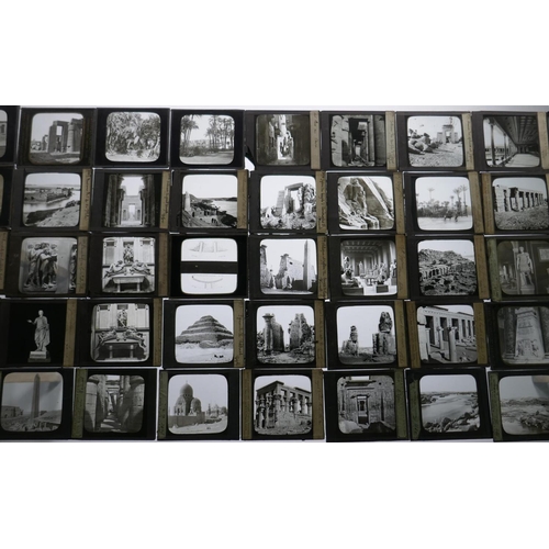 102 - Magic lantern slides by Levy & Cie, Sucre de Ferrier P.F. & Soulier, Paris, scenes of Cairo ... 