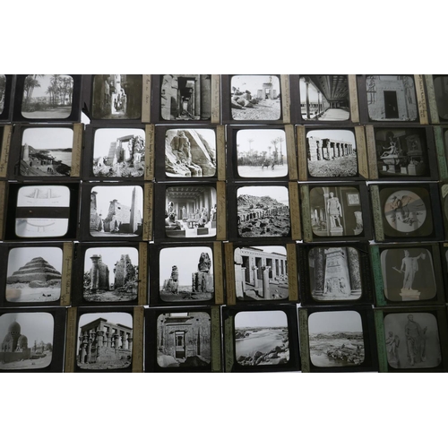 102 - Magic lantern slides by Levy & Cie, Sucre de Ferrier P.F. & Soulier, Paris, scenes of Cairo ... 